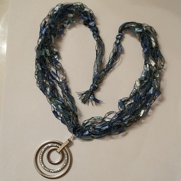 Handmade Ladder Ribbon Necklace! - Picture 2 of 6